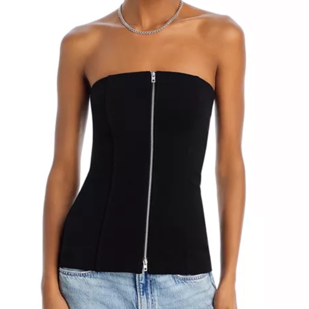 NWT RAG AND BONE Irina Zipper Top S